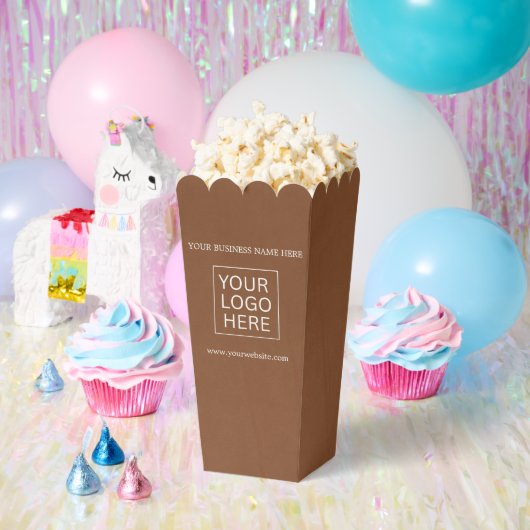 Aangepaste Logo & Tekst Verpakking popcorn Bedankdoosjes (Feest)