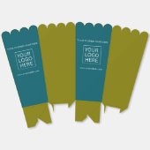 Aangepaste Logo & Tekst Verpakking popcorn Bedankdoosjes (Ongevouwen)