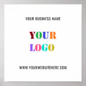 Aangepaste Logo - Tekst voor speciale acties Poste Poster (Voorkant)