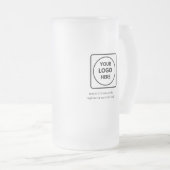 Aangepaste logo-tekst Vorstbier Promotiebeker Matglas Bierpul (Voorkant rechts)