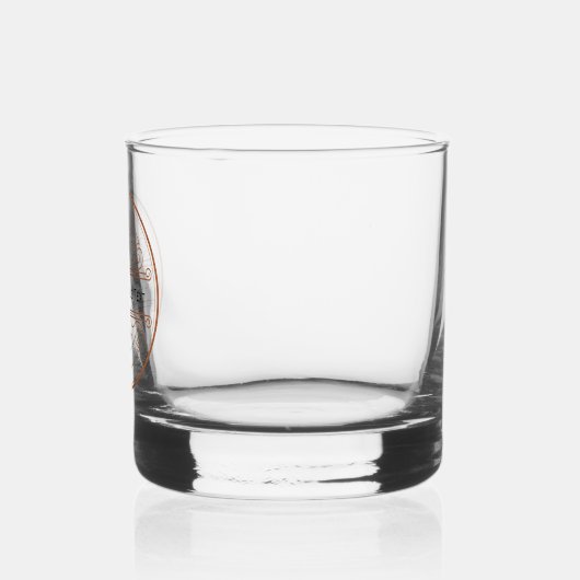 Aangepaste Logo & Tekst Whiskey Glass Whisky Glas (Links)