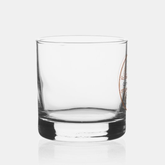 Aangepaste Logo & Tekst Whiskey Glass Whisky Glas (Rechts)