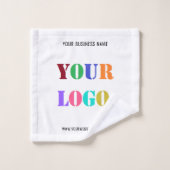 Aangepaste Logo tekst Zakelijke badhanddoek set Sj Bad Handdoek (Wasdoekje)