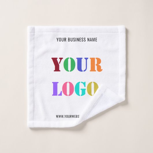 Aangepaste Logo tekst Zakelijke badhanddoek set Sj Bad Handdoek (Wasdoekje)