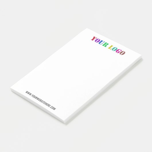 Aangepaste Logo tekst Zakelijke Post-it® notes Sja (Schuin)