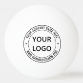 Aangepaste Logo-tekststempel speciale pingpongbal (Voorkant)