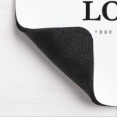 Aangepaste Logo | tekstverwerkingsbedrijf Muismat (Hoek)