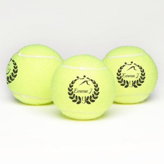 Aangepaste Logo Tennis Balls Tennisballen (Multi)