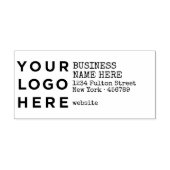 Aangepaste Logo Terugkeeradres voor schrijfmachine Rubberstempel (Afrduk)