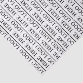 Aangepaste Logo Tissuepapier (Detail)