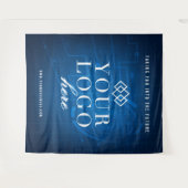 Aangepaste logo trade show evenement achtergrond wandkleed (Voorkant (horizontaal))