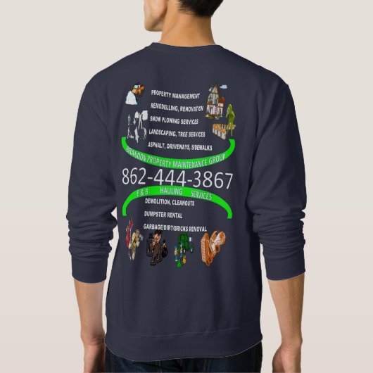 Aangepaste Logo Trui (Achterkant)