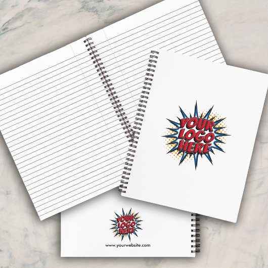 Aangepaste Logo-upload - Creëer uw eigen bedrijf Notitieboek