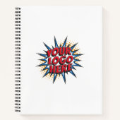 Aangepaste Logo-upload - Creëer uw eigen bedrijf Notitieboek (Voorkant)