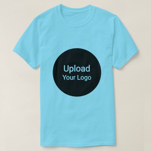 Aangepaste logo-upload | Gepersonaliseerd bedrijf T-shirt (Design voorkant)
