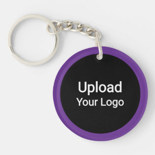 Aangepaste logo-upload Gepersonaliseerde zakelij Sleutelhanger