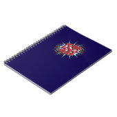 Aangepaste Logo-upload - Zakelijk blauw Notitieboek (Linkerzijde)