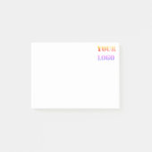 Aangepaste Logo Uw bedrijf op maat Post-it® Notes (Voorkant)