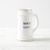 Aangepaste Logo Uw Bedrijf Promotionele Bier Stein Bierpul (Voorkant rechts)