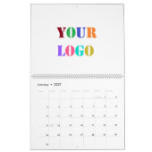 Aangepaste Logo Uw zakelijke promotiekalender Kalender (Jan 2027)