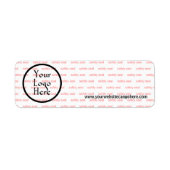 Aangepaste Logo veiligheidszegel Stickers (Voorkant)