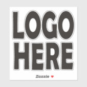 Aangepaste logo. Verander met je eigen logo Sticker (Vel)