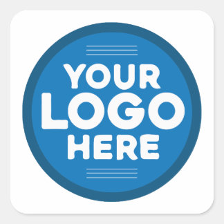 Aangepaste Logo Vierkante Sticker