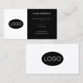 Aangepaste Logo Visitekaartje (Voorkant / Achterkant)