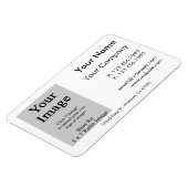 Aangepaste Logo Visitekaartje stijl magneet (Linkerzijde)