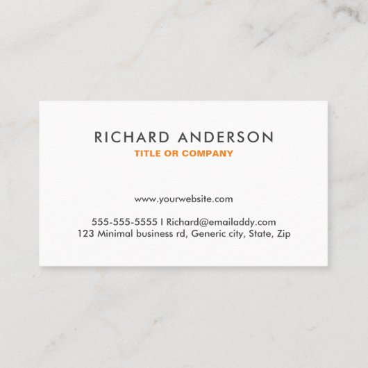 Aangepaste logo visitekaartjes - modern, grijs, wi (Achterkant)