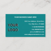 Aangepaste Logo Volledige contactgegevens Professi Visitekaartje (Achterkant)