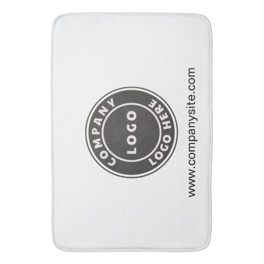 Aangepaste Logo voor aangepaste bedrijven Badmat (Voorkant Verticaal)