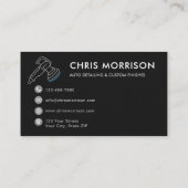 Aangepaste Logo voor automatische detaillering Ser Visitekaartje (Achterkant)