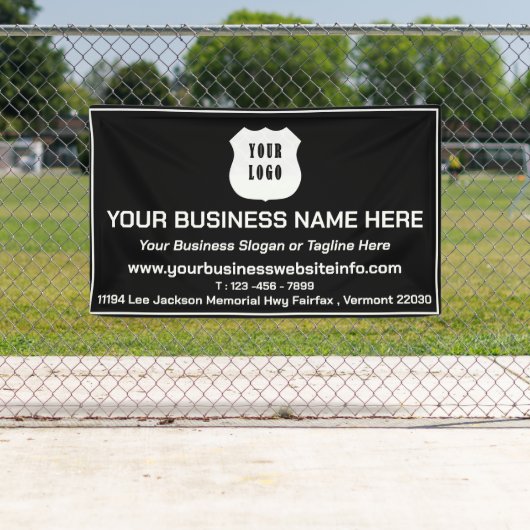 Aangepaste Logo voor bedrijven Adverteren Spandoek (Insitu)