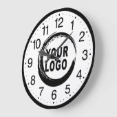 Aangepaste Logo voor bedrijven Grote Klok (Hoek)
