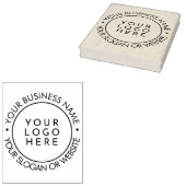 Aangepaste Logo voor bedrijven in de moderne ronde Rubberstempel (Gestempeld)