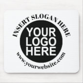 Aangepaste Logo voor bedrijven Muismat (Voorkant)