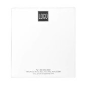 Aangepaste Logo voor bedrijven Notitieblok (Voorkant)