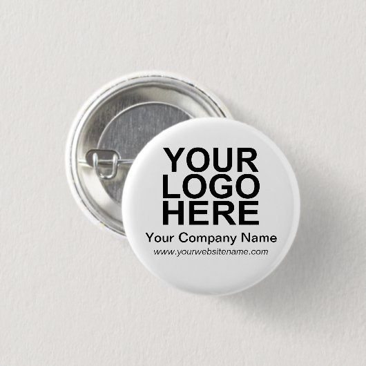 Aangepaste Logo voor bedrijven Ronde Button 3,2 Cm (Voorkant /achterkant)