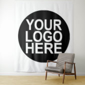 Aangepaste Logo voor bedrijven Wandkleed (In situ)
