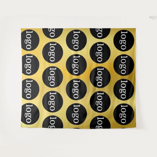 Aangepaste Logo voor bedrijven Wandkleed (Voorkant (horizontaal))