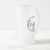 Aangepaste Logo voor de Business Bar Restaurants Matglas Bierpul (Voorkant rechts)