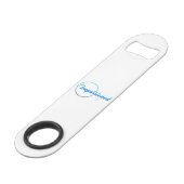 Aangepaste Logo voor je Logo Speed Flessenopener (Achterkant Gekanteld)