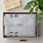 Aangepaste Logo voor kerstbomen met het merk Uw be Tissuepapier (Geschenk)