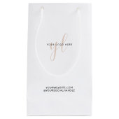 Aangepaste Logo voor kleine bedrijfspakketten Klein Cadeauzakje (Voorkant)