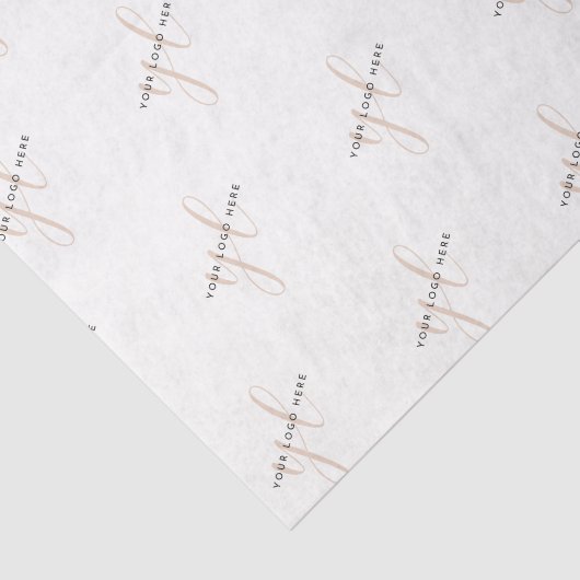 Aangepaste Logo voor kleine bedrijfspakketten Tissuepapier (Detail)