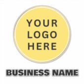 Aangepaste Logo voor koffer en bedrijfsnaam Sticker (Voorkant)