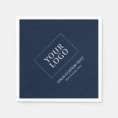 Aangepaste Logo voor Navy-merken Servet (Voorkant)