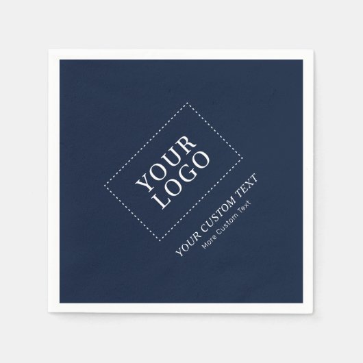 Aangepaste Logo voor Navy-merken Servet (Voorkant)