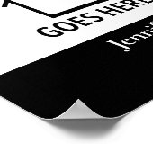 Aangepaste Logo voor onroerend goed Company Realto Poster (Hoek)